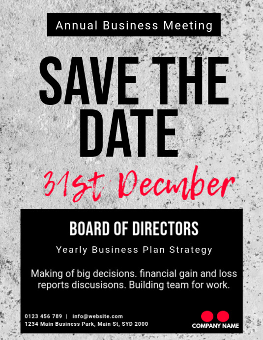 save the date FLYER TEMPLATE PosterMyWall