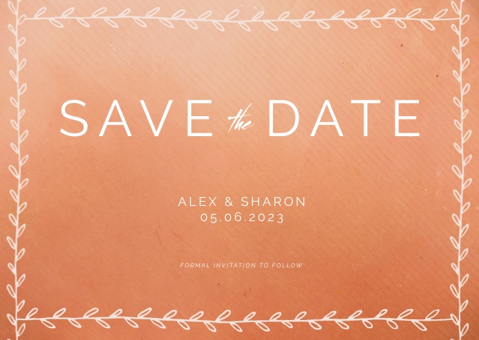 Save The Date FLYER TEMPLATE PosterMyWall