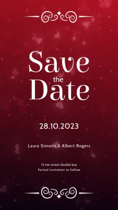 Save The Date FLYER TEMPLATE PosterMyWall
