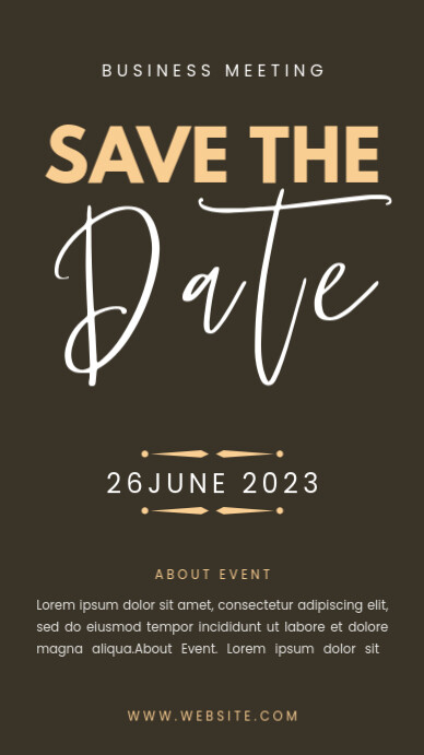 Save The Date FLYER TEMPLATE PosterMyWall
