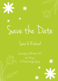 Save The Date FLYER TEMPLATE PosterMyWall