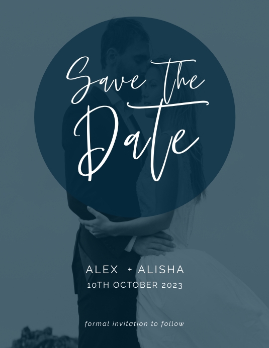 Save The Date FLYER TEMPLATE PosterMyWall