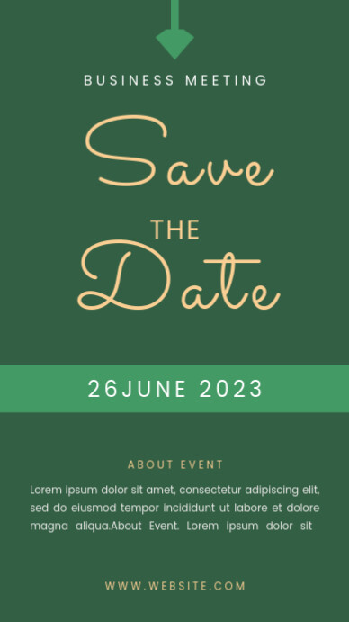 Image 12 for Save The Date Flyer Template