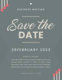 Save The Date FLYER TEMPLATE PosterMyWall