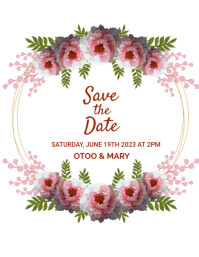 Save the Date Flyer Template | PosterMyWall
