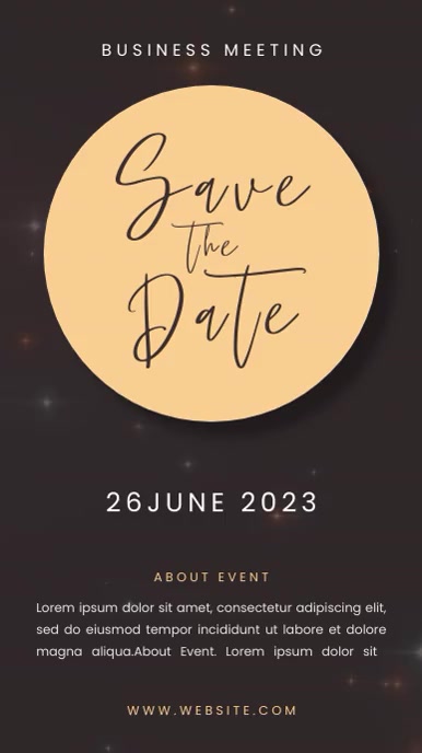 Save The Date FLYER TEMPLATE PosterMyWall
