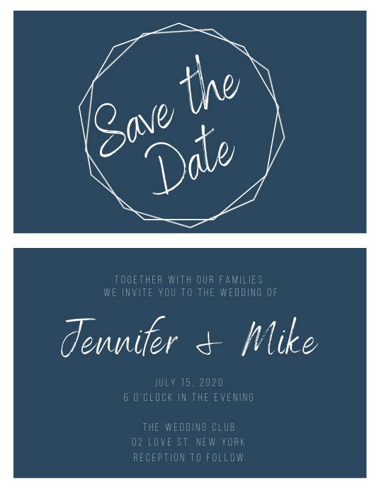 Image 7 for Save The Date Flyer Template