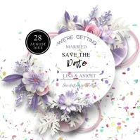 save the date Instagram template