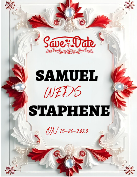 Modèle Wedding Save The Date | PosterMyWall