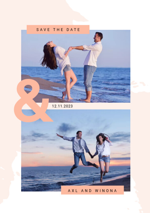 Save The Date May Template A1