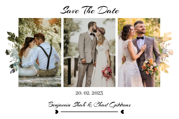 Save The Date Photo Template | PosterMyWall Save The Date Photo Template | PosterMyWall