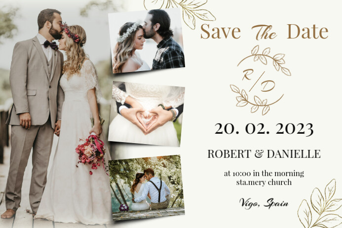 Save The Date Photo Template Iphosta