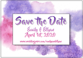 Save the Date Postcard template