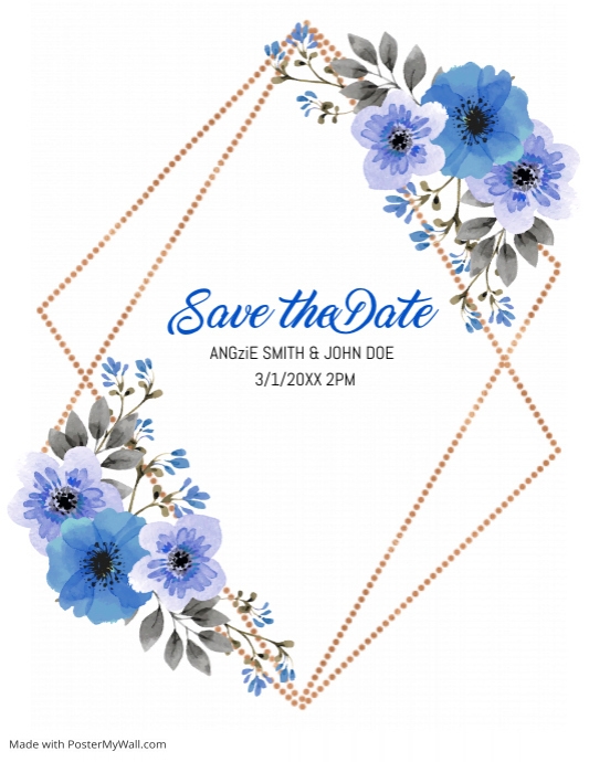 Save The Date Template | PosterMyWall