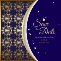 Save The Date Template Instagram-Beitrag