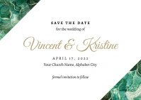 Save The Date Template A6