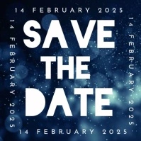 Save The Date Video  Instagram Post template
