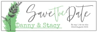 Save the Date / We say i do... Banner 2 × 6 template