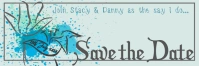 Save the Date / Wedding invite Banner 2' × 6' template