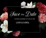 Save the date-wedding Template Средний прямоугольник