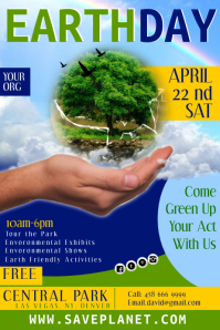 customizable design templates for save the planet postermywall save the park flyer
