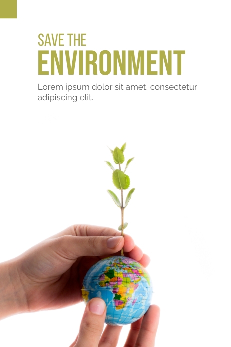 Save The Environment Poster Template | PosterMyWall