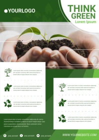 Save The Planet A4 template