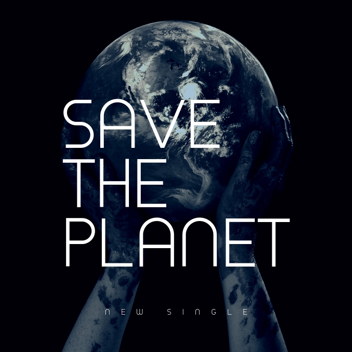 Save The Single Music Dark CD Cover Template PosterMyWall