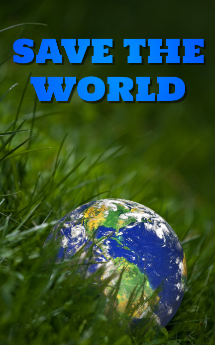SAVE THE WORLD BOOK TEMPLATE Kindle/Book Covers