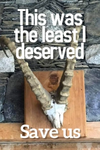 Save us Cartaz template