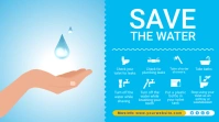 Save Water Twitter Post Design template