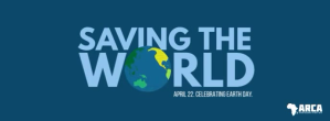 Saving the world earth day facebook cover template