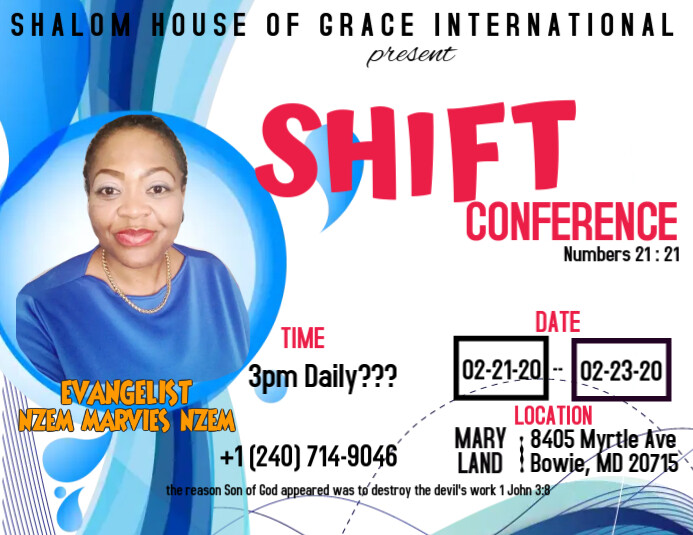 Saviour Flyer (US Letter) template