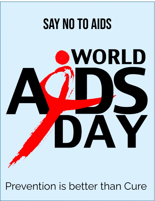 Copy of say no to AIDS | PosterMyWall