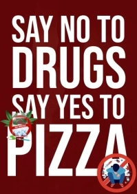 Say No To Drugs A4 template