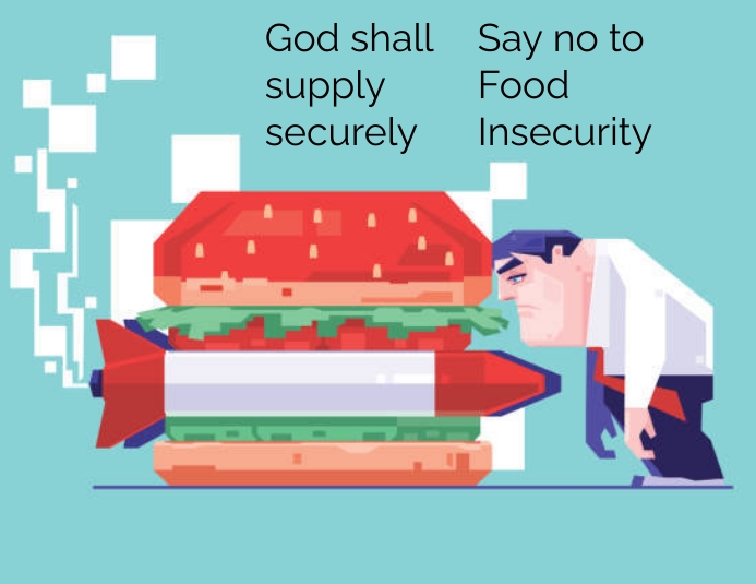 Food Insecurity Flyers Dites Non à L'insécurité Alimentaire !! Modèle de | PosterMyWall