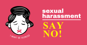 Cor-de-rosa Anti-Sexual Harassment Imagen Compartida en Facebook Template