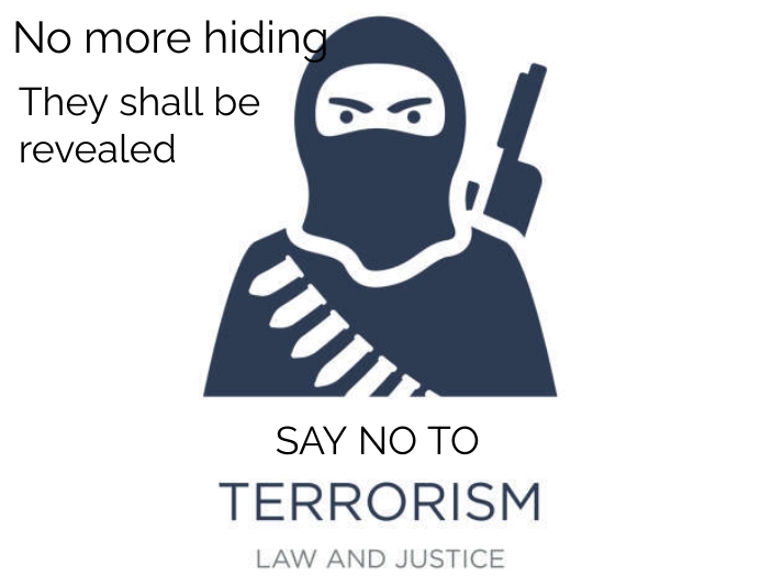 Say no to Terrorism!! Flyer (US Letter) template