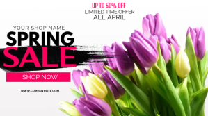 Hvid Spring Sale Presentation Template