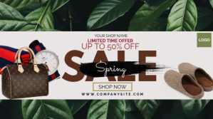 Hvid Spring Sale Promotion Presentation Template