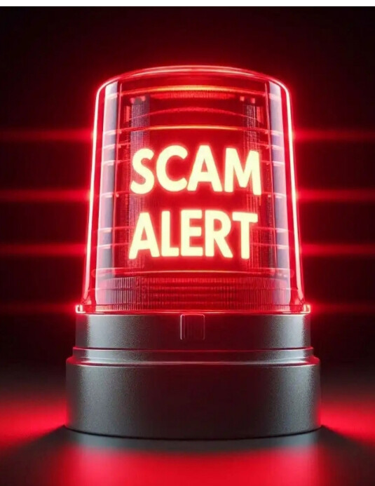 Scam alert beware Flyer (US Letter) template