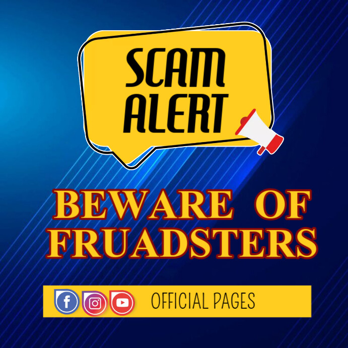Copy of SCAM ALERT | PosterMyWall