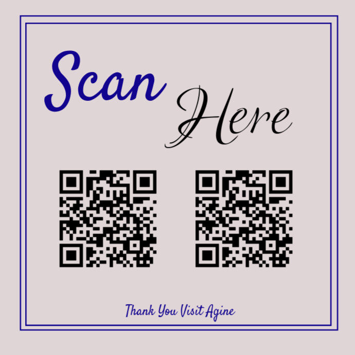 SCAN CODE Template | PosterMyWall