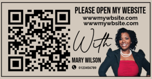 scan code flyers Facebook Ad template