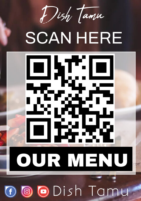 Scan Here Layout scan here Template | PosterMyWall