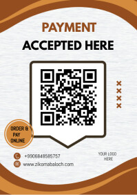 Scan Here Example Scan QR Here Template | PosterMyWall