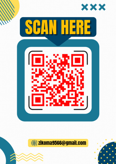 Scan here Template | PosterMyWall