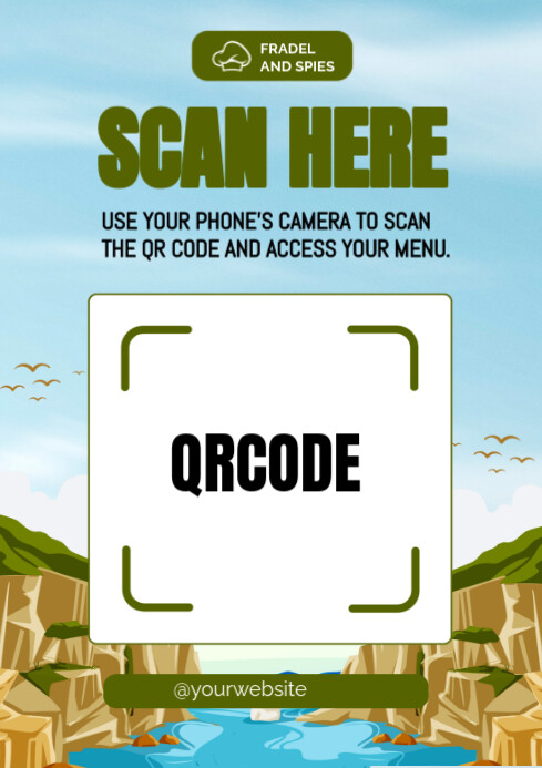 Scan here A2 template