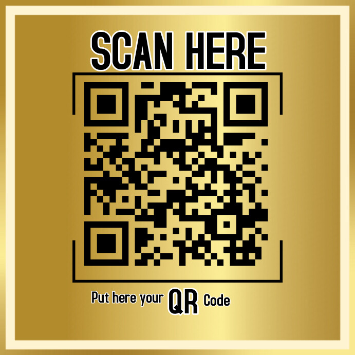 Scan here Template | PosterMyWall