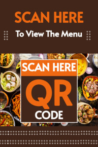 Scan Here Templete Design  Poster template